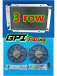 GPI ALUMINUM RADIATOR + FAN for 1979-1993 FORD MUSTANG 2.3L/I4 5.0L/V8 1979 1980 1981 1982 1983