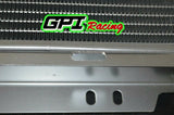 GPI 3Row Aluminum Radiator & FAN for FORD Mustang V8 ENGINE 5.0L 1964-1966 64 65 66