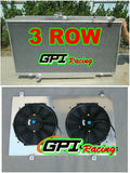 GPI Aluminum Radiator &shroud&Fan for Nissan PATROL Y61 GU 4.2L TD Diesel 1997-2001 1997 1998 1999 2000 2001 MT