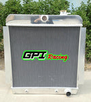 GPI ALUMINUM RADIATOR+ FAN for 1955-1959 1955 1956 1957 1958 1959 CHEVY/GMC 100/150 TRUCK PICKUP l6/V8