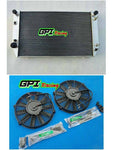 GPI Aluminum Radiator for 3ROW Jaguar XJS V12 / XJ12 AT 1976-1996 1976 1977 1978 1979 1980 1981 1982 1983 1984 1985 1986 1987 1988 1989 1990 1991 1992 1993 1994 1995 1996