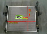 GPI Brand New Radiator for 1999-2005 Jeep Grand Cherokee WJ & WG 4.7L V8 Auto Manual 552 Core Height 2000 2001 2002 2003 2004