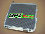 50MM Aluminum radiator +shroud & fan fit 88-97 Toyota Surf Hilux 2.4/2.0 LN130 AT/MT 1988 1989 1990 1991 1992 1993 1994 1995 1996 1997