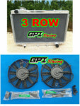 Aluminum Radiator & FAN for Landcruiser Land cruiser HDJ80 HZJ80 HDJ 80 MT