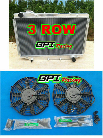 Aluminum Radiator & FAN for Landcruiser Land cruiser HDJ80 HZJ80 HDJ 80 MT