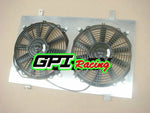 GPI Aluminum Radiator Shroud +FAN FOR Nissan Skyline GTR/GTS-T/GTT BCNR33/ECR33/ER34 RB25DET/RB26  MT RB25/RB26