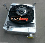 Aluminum Radiator &Fan For Mini Cooper S,One,Clubman,850/998/1098/1275 CC GT 1959-1996