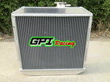 GPI Aluminum Radiator & fan for Ford Escort 1971-1980 AT/MT Automatic/Manual 72 73 1971 1972 1973 1974 1975 1976 1977 1978 1979 1980