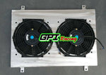 GPI Aluminum Radiator Shroud  &fan FOR Nissan Silvia S13 SR20DET 1989-1994 1989 1990 1991 1992 1993 1994 MT