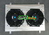 GPI Aluminum Radiator Shroud  &fan FOR Nissan Silvia S13 SR20DET 1989-1994 1989 1990 1991 1992 1993 1994 MT