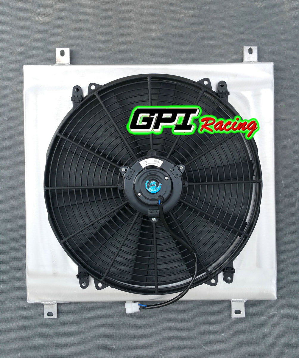 GPI Aluminum Radiator shroud + fan fits 1979-1986 Holden Commodore VB ...