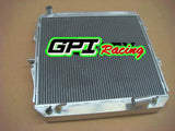 GPI 50MM GPI aluminum radiator For Toyota Surf Hilux 2.4/2.0 LN130  AT/MT & hose