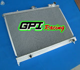 GPI GPI Racing Aluminum Radiator& 2× fans for Nissan Pintara Skyline R31 AT/MT