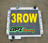 GPI 62mm 3 Row Aluminu Radiator For Toyota Landcruiser BJ40 BJ42 HJ45 3.0 MT 1974 1975 1976 1977 1978 1979 1980