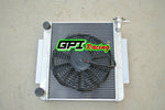 Aluminum Radiator &fan For TOYOTA CELICA GT TA22 / TA23 2T 1.6L MT 1973-1978 1974 1975 1976 1977