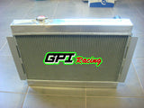 GPI NEW 3 Cores Alloy Aluminum Radiator + Fan For holden V8 chevy motor universal