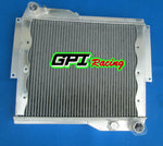 56MM Heavy-Duty Aluminum Alloy Radiator +Fan For 1973-1976 MG MGB GT V8 1974 1975