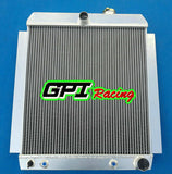 GPI ALUMINUM RADIATOR for 1947-1954 CHEVY TRUCK PICKUP l6 C/K/3100/3600/3700/3800/3900 1947 1948 1949 1950 1951 1952 1953 1954