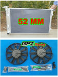 GPI Aluminum Radiator +Fans for 2002-2004 Holden Commodore VY V6 6cyl  MT 2002 2003 2004