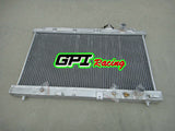 GPI Aluminum  Radiator +FAN FOR Honda Integra Acura DC2 B18 GSR RS LS 1994-2001 1994 1995 1996 1997 1998 1999 2000 2001