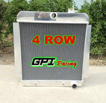 GPI ALUMINUM RADIATOR+ FAN for 1955-1959 1955 1956 1957 1958 1959 CHEVY/GMC 100/150 TRUCK PICKUP l6/V8