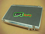 Aluminum Racing Radiator + FAN For 2003 -2006 Nissan Fairlady 350Z Z33 Manual 2003 2004 2005 2006