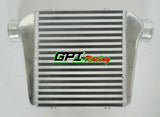Universal 18*13.2*3.3" FMIC Front Mount Aluminum Intercooler& fan Tube&Fin Turbo