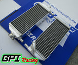 aluminum radiator & silicone hose for 2001-2008 Suzuki RM250 2-stroke 2001 2002 2003 2004 2005 2006 2007 2008