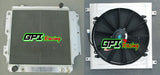 GPI Aluminum radiator &shroud & fan for Jeep Wrangler YJ/TJ/LJ RHD 1987-2006 1987 1988 1989 1990 1991 1992 1993 1994 1995 1996 1997 1998 1999 2000 2001 2002 2003 2004 2005 2006 2007