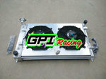 GPI Aluminum Radiator+Shroud+Fans for  2002 2003 2004 Holden Commodore VY 6CYL V6  MT