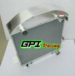 GPI 64mm ALUMINUM RADIATOR FOR FORD MODEL T BUCKET CHEVY ENGINE 1917-1927 AT 1917 1918 1919 1920 1921 1922 1923 1924 1925 1926 1927