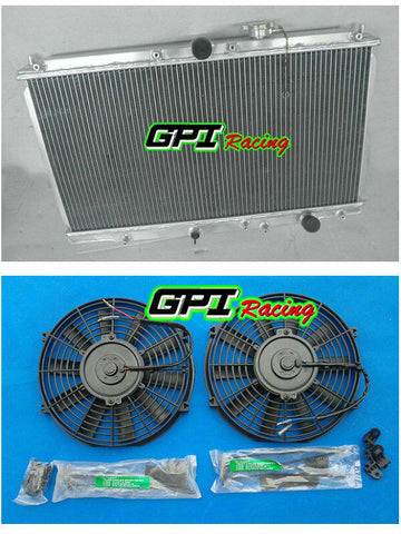 52MM Aluminum radiator & FAN for Honda Accord Coupe 2.0L / 2.2L 1994-1997 1994 1995 1996 1997