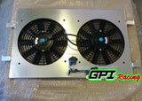 GPI Aluminum shroud & fans FOR 2004-2006 HOLDEN Commodore VZ LS1 LS2 SS V8 AT/MT 2004 2005 2006