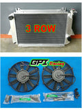 Aluminum Radiator & FAN for 1980-1987 Nissan Patrol 4.0L MQ Petrol  MT 1981 1982 1983 1984 1985 1986