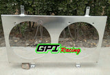 GPI 52MM Aluminum Radiator &shroud+fan for Nissan Skyline R33 R34 GTR GTST RB25DET 1994-1998 1994 1995 1996 1997 1998