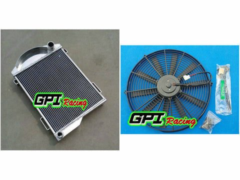 GPI NEW aluminum radiator + FAN FOR 1959-1967 AUSTIN HEALEY 3000  1959 1960 1961 1962 1963 1964 1965 1966 1967