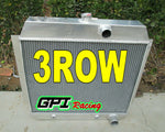 GPI 3 ROW 64MM Aluminum Radiator for 1951-1954 CHEVY W/COOLER  1951 1952 1953 1954