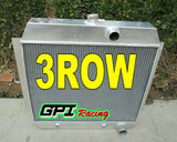 GPI 3 ROW 64MM Aluminum Radiator for 1951-1954 CHEVY W/COOLER  1951 1952 1953 1954