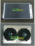 52MM aluminum radiator +shroud+fan for Holden Commodore VY V8 2002 2003 2004