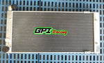 GPI Aluminum radiator + fans for 1983-1998 VW Golf 2 & Corrado VR6 Turbo Manual MT 1991 1992 1993 1994 1995 1996 1997 1998 83 84 85 86 87 88 89 90