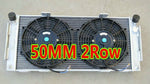 GPI Hi-Perf 50mm aluminum alloy radiator  +2*10"fan FOR 1964-1969 FORD GT40 V8  1964 1965 1966 1967 1968 1969