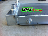 GPI Aluminum Radiator +shroud + fan for 1979-1986 Holden Commodore VB VC VH VK V8  MT 1979 1980 1981 1982 1983 1984 1985 1986