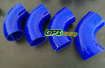 GPI 2.5" 64mm 12PCS  Aluminum Universal Intercooler Turbo Piping pipe Kit Blue