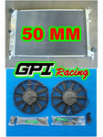 GPI 3CORE Aluminum Radiator & FAN for Ford Falcon BA BF V8 Fairmont XR8 & XR6 Turbo 2002-2011  2003 2004 2005 2006 2007 2008 2009 2010