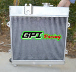 GPI Aluminum radiator +fan for BMW E30 M10 316i 318i 1982-1991 Manual 1990 NEW 1982 1983 1984 1985 1986 1987 1988 1989 1990 1991