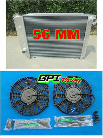 GPI Aluminum Radiator&FAN FOR FORD FALCON XA/XB/XC/XD/XE FAIRMONT CLEVELAND 302/351 V8 AT 1972-1984 1972 1973 1974 1975 1976 1977 1978 1979 1980 1981 1982 1983 1984