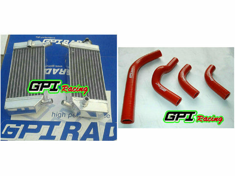 GPI Radiator +HOSE FOR 2004-2009 HONDA CRF250X CRF250R CRF 250 R 250 X 2004 2005 2006 2007 2008 2009
