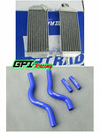 aluminum radiator & silicone hose for 2001-2008 Suzuki RM250 2-stroke 2001 2002 2003 2004 2005 2006 2007 2008