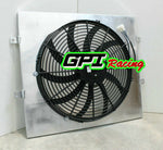 50MM Aluminum radiator +shroud & fan fit 88-97 Toyota Surf Hilux 2.4/2.0 LN130 AT/MT 1988 1989 1990 1991 1992 1993 1994 1995 1996 1997