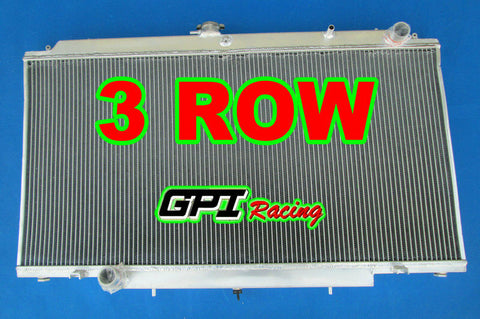 GPI Aluminum Radiator for NISSAN PATROL Y61 GU 4.2L TD Diesel MT & 2× Fans